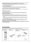 Page 77
Accessories
Check that all of the accessories shown below have been included with your projector.
When inserting the battery, make sure the polarities (+ and -) are correct.
• If the battery is inserted incorrectly, it may explode or leak, and fire, injury or contamination of the battery
compartment and surrounding area may result.
Use only the Specified battery.
• If an incorrect battery is used, it may explode or leak, and fire, injury or contamination of the battery
compartment and surrounding area...