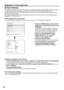 Page 4646
Registration of input signal data
Sub memory
The projector is provided with a sub memory function to register plural pieces of image adjustment data even they
are determined to be the same signal by the frequency and form of the synchronization signal source.
Use this function when the user needs adjustment of picture quality such as aspect switching and white balance
using the same signal source.
Sub-memory contains all data that can be adjusted by signals such as screen aspect ratio and image...