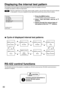 Page 8282
Displaying the internal test pattern
The projector has seven types of internal test patterns to check the condition of the set.
To display test patterns, follow the steps below.
• Results of adjustment on the image, picture quality, position, size and other factors will not be reflected
in test patterns.  Be sure to display the input signal before performing various kinds of setting.
Note
Press the MENU button.
The MAIN MENU screen will be displayed.
Select “TEST PATTERN” with the 
buttons.
Search...