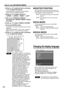 Page 3434
How to use ADVANCED MENU
Changing the display language
RASTER POSITION
When the whole area where the input picture can
be displayed is not used, the picture can be moved
to any position inside the display area.
: These adjust the value in the horizontal
direction.
: These adjust the value in the vertical
direction.
XGA MODE
This mode takes effect only when XGA (RGB)
signals are input.
XGA : This is the standard setting.
WXGA : Select this mode when WXGA signals
are input.
SXGA MODE
This mode takes...