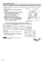 Page 3636
How to adjust the lens
If the image is out of focus in any portion of the screen, adjust the lens by turning the adjustment screws to obtain
evenness of focusing.
How to adjust the lens for addressing unevenness of focusing
Remove the lens cover and lens (Refer to
page 32).
Loosen the three fixing screws that secure
the lens bracket about two turns.
• Tool to be used : Allen hex socket driver or Allen
wrench (2.5-mm diagonal hexagon)
Install the lens removed in step  .
Adjust the lens by turning the...