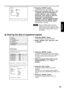 Page 3939
ENGLISH
Clearing the data of registered signals
Press the “MENU” button.
The MAIN MENU screen will be displayed.
Select “SIGNAL LIST” with the  and
buttons.
Press the “ENTER” button.
The REGISTERED SIGNAL LIST screen will be
displayed.  The memories extend over 12 pages (A
to L with 8 data items each, giving total of 96
memories). 
Select the signal whose data is to be
cleared with the 
, , and 
buttons.
MAIN MENU
         PICTURE
         POSITION
         ADVANCED MENU
         LANGUAGE...