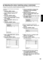 Page 6969
ENGLISH
MEASURE MODE
  MEASURED DATA
  TARGET DATA
  AUTO TESTPATTERN ON
  
  
  
  
  
     :MENU SELECT
ENTER:SUB MENU
MEASURE MODE
  MEASURED DATA
  TARGET DATA
  AUTO TESTPATTERN ON
  
  
  
  
  
MEASURE MODE
  MEASURED DATA
  TARGET DATA
  AUTO TESTPATTERN ON
  
TARGET DATA
  R, G, B
  Cy, Mg, Ye, Wh
  
  
TARGET DATA: R, G ,B
  R x 0.630
   y 0.340
  G x 0.310
   y 0.595
  B x 0.155
   y 0.070
     :MENU SELECT
     :ADJUST
MEASURED DATA
  Bk Y 5
   x 0.313
   y 0.329
  R Y 2126
   x 0.640
   y...