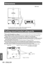 Page 106Dimensions
106 - ENGLISH
Appendix
Dimensions
 
z
When installing the projector to a ceiling, be sure to use the specified ceiling mount bracket (ET-PKD56H: for 
high ceilings, ET-PKD55S: for low ceilings).
 
z
When installing the projector, attach the drop-prevention kit supplied with the ceiling mount bracket to the 
projector. When you wish to purchase the kit (Product No. TTRA0214), consult your dealer.
 
z
Installation work of the ceiling mount bracket should only be performed by a qualified...