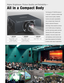 Page 2Higher Brightness,\y Picture Quality an\y\f Reliability—
All in a Compact Body
The Panasonic PT-DZ8700 series of 
\f-chip DLP
™ pro\bectors combine\f high 
levels of picture qu\fality, reliability, 
function and system\f expandability 
into a compact bod\fy. Packed with 
original, advanced Panasoni\fc 
technology, these pro\bectors p\froduce 
a full 10,600 lumen\fs of brightness, 
and their dual lam\fp system and Auto 
Cleaning Filter (A\fCF) greatly boost 
reliability. A new and unique mu\flti-
unit...
