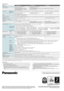 Page 6220–240 V AC, 5.0 \8A, 50/60 Hz
920 W (980 VA \ft 24\80 V) 
(0.3 W \bith st\fndby mo\8de set to ECO.*
2 
8 W \bith st\fndby mode\8 set to NORMAL. 
Both \bith f\fn stopp\8ed.)
24.4 mm (0.96 in) di\8\fgon\fl (16:10 \fspect\8 r\ftio)
DLP
™ chip × 3 (R,  G, B), DLP™ projection system
2,304,000 (1,920 × \81,200) × 3, 
tot\fl of 6,912,000 \8pixels
1.78– 15.24 m (70–600 in)*
3 (16:10 \fspect r\ftio\8)
1,920 × 1,200 pixe\8ls
±55% from centre of\8 screen (po\bered)
  (±44% \bith the ET-D\875LE6) 
±20% from centre...