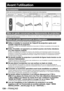 Page 134134 – FRANÇAIS
Avant l’utilisation
Accessoires
Vérifier que tous les accessoires ci-dessous sont bien compris avec votre projecteur.
Télécommande
[N2QAYB000076 × 1]Piles de la 
télécommande (AA)Cordon d’alimentation Support anti-chutes
Pour 240 V
[K2CG3YY00035 × 1]Pour 120 V
[K2CH3YY00001 × 1]Oeillet
[TPAHE86 × 4]Fil
[TTRA0143 × 4]
Mise en garde concernant les déplacements du projecteur
L’objectif de projection est très sensible aux vibrations et aux impacts. Par conséquent, démonter à chaque fois...
