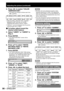Page 5656 – ENGLISH
Adjusting the picture (continued)
Press ◄► to switch “COLOR  3. 
TEMPERATURE”.
The setting will change as follows each time  • 
◄► is pressed.
DEFAULT
HIGH
USER1
MIDDLE
USER2
LOW
When any setting other than “OFF” has been  • 
selected for color matching, the COLOR 
TEMPERATURE setting is fixed at “USER1”.
“DEFAULT” cannot be selected when the picture  • 
mode has been set to “USER”.
To further adjust toward the   „
desired white balance
Select “USER1” or “USER2” in  4. 
Step 3.
Press ENTER....