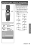 Page 87ENGLISH – 87
Special Features
Displaying the internal test pattern
 
Test pattern
Results of adjustment on the image, picture quality, 
position, size and other factors will not be reflected 
in test patterns. Be sure to display the input signal 
before performing various kinds of setting.
Press ◄► to search through the  1. 
various types of test patterns.
Cycle of displayed internal test 
  „
patterns
The setting will change as follows each time ◄► 
is pressed.
MENU screen
+
Entry screenMENU screen
+...