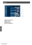 Page 80Network
80 - ENGLISH
Settings
  5 Operations on Keystone function 
  6 Operations on Lens shift
  7 Operations on Zoom
  8 Operations on Focus   
  9 Operations on Test pattern 
10 Return to factory default setting
5
6
7
8
9
10 