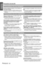 Page 62Information 
ImportantePrécautions de sécurité
FRANÇAIS - 62
Ne pas soumettre le projecteur à des vibrations ou 
des chocs excessifs.
 Lobjectif du projecteur doit être manipulé avec soin.
 Placer le couvercle sur lobjectif lors du transport du 
projecteur.Lors du transport du projecteur, bien le tenir par le 
bas.
 Ne pas tenir le projecteur par les pieds de réglage ou 
le couvercle supérieur pour le déplacer car cela 
pourrait lendommager.
Éviter de linstaller dans les endroits sujets à des 
vibrations...