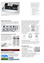 Page 5Abundant connection terminals
Designed for versatility, each projector comes equipped with a
host of connection terminals. The RS-232C specifications are
the same as in previous Panasonic models, so replacement is
quick and easy.
Easy-to-Use Remote Control with Laser Pointer
The supplied remote control features
a number of wireless projection con-
trols, including Microsoft
®PowerPoint®
page up/down capability.* The control
range and distance have been extend-
ed, and the buttons are now larger
and...