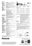 Page 6Model
Power supply
Power consumption
LCD panelPanel size
Display method
Drive method
Pixels
Pixel configuration
Lens
Lamp
Projection size
Colours
Brightness *
1
Centre-to-corner 
uniformity *1
Contrast ratio *1
Resolution (RGB)
Scanning frequency 
RGB
YP
BPR
S-Video/Video 
Optical axis shift *
3
Keystone correction range
On-screen menu
Installation
Built-in speakers
Terminals
COMPUTER 1 IN
COMPUTER 2 IN/COMPUTER 1 OUT
COMPONENT IN
VIDEO IN 
S-VIDEO IN 
AUDIO IN (COMPUTER 1) 
AUDIO IN (COMPUTER 2)
AUDIO...