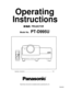 Page 1Operating
Instructions
 PROJECTOR
Model No.PT-D995U
Operating Instructions1-60
Read these instructions completely before operating this unit.
TQBJ0026 