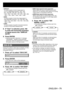 Page 71ENGLISH – 71
Special Features
DEFAULT: • 
To receive signals of which image aspect is 
4:3 or 5:4 (applicable resolution : 640 × 400, 
640 × 480, 800 × 600, 832 × 624, 960 × 720, 
1 024 × 768, 1 152 × 864, 1 152 × 870, 1 280 × 960, 
1 280 × 1 024, 1 600 × 1 200, 1 400 × 1 050)
WIDE: • 
To receive signals of which the image aspect is 
wide (applicable resolution: 720 x 400, 848 x 480, 
1 280 x 720, 1 024 x 600, 1 120 x 750, 1 440 x 900, 
1 680 x 1 050)
USER: • 
To receive signals of specific horizontal...