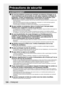Page 124124– FRANÇAIS
Précautions de sécurité
En cas de problème (comme par exemple une absence d’image) ou si 
vous remarquez que de la fumée ou une odeur suspecte s’échappe du 
projecteur, couper immédiatement l’alimentation du projecteur, puis 
débrancher le cordon d’alimentation de la prise du secteur.
•  Ne pas continuer d’utiliser le projecteur dans ces cas, autrement cela peut entraîner un incendie ou des 
chocs électriques.
•  Après s’être assuré que de la fumée ne se dégage plus, s’adresser à un centre...