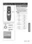 Page 83ENGLISH –83
Special Features
The projector has 8 types of internal test patterns 
to check the condition of the set.
MENUPress to display the 
MAIN MENU screen.
Press to select “TEST 
PATTERN”.
Press to display the 
“TEST PATTERN” 
screen.
MENUPress to display the 
MAIN MENU screen.
Press to select “TEST 
PATTERN”.
Press to display the 
“TEST PATTERN” 
screen.
MAIN MENU
  PICTURE
  POSITION
  ADVANCED MENU
  DISPLAY LANGUAGE
  OPTION1
  OPTION2
TEST PATTERN
SIGNAL LIST
  NETWORK
  SECURITY
    MENU...