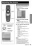 Page 49Basic Operation
ENGLISH – 49
You can adjust pictures to suit your preference.
Some menu items may not be valid for certain 
signal formats applied to the projector. •
MENUPress to display the 
MAIN MENU screen.
Press to select 
“PICTURE”.
Press to display the 
“PICTURE” menu.
MENUPress to display the 
MAIN MENU screen.
Press to select 
“PICTURE”.
Press to display the 
“PICTURE” menu.
MAIN MENU
  PICTURE
  POSITION
  ADVANCED MENU
  DISPLAY LANGUAGE
  OPTION1
  OPTION2
  TEST PATTERN
  SIGNAL LIST...