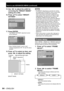 Page 6464 – ENGLISH
15. Use ◄► to adjust the width for 
correcting the “BRIGHT INSIDE” 
setting (0 to 255).
16. Press ▲▼ to select “BRIGHT 
OUTSIDE”
.
17. Press ENTER.
The “BRIGHT OUTSIDE” adjustment screen 
will be displayed.
When “INTERLOCKED” is set to “OFF”, 
individual adjustment of “R”, “G” and “B” will be 
possible.
18. Press ▲▼ to select an item, and 
press ◄► to adjust the setting.
•
•
BRIGHT ADJUST
BRIGHT INSIDE
BRIGHT OUTSIDE
UPPER
LOWER
LEFT
RIGHT 
   MENU SELECT
   ADJUST0
0
0
0BRIGHT ADJUST
BRIGHT...