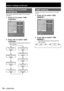 Page 7474 – ENGLISH
 
Position of on-screen 
indications
The user can specify the position of the on-screen 
indications.
1. Press ▲▼ to select “OSD 
POSITION”.
2. Press ◄► to switch “OSD 
POSITION”.
The setting will change as follows each time 
◄► is pressed.
2 (Left centre of the 
screen)
3 (Bottom left of the 
screen)
4 (Top centre of the 
screen)
5 (Centre of the 
screen)
6 (Bottom centre of 
the screen)
1 (Top left of the 
screen)
9 (Bottom right of the 
screen)
8 (Right centre of the 
screen)
7 (Top right...