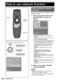 Page 8484 – ENGLISH
This allows you to use network functions.
MENUPress to display the 
MAIN MENU screen.
Press to select 
“NETWORK”.
Press to display the 
“NETWORK” menu.
MENUPress to display the 
MAIN MENU screen.
Press to select 
“NETWORK”.
Press to display the 
“NETWORK” menu.
MAIN MENU
  PICTURE
  POSITION
  ADVANCED MENU
  DISPLAY LANGUAGE
  OPTION1
  OPTION2
  TEST PATTERN
  SIGNAL LIST
  NETWORK
  SECURITY
   MENU SELECT
   SUB MENU
ENTER
MAIN MENU
  PICTURE
  POSITION
  ADVANCED MENU
  DISPLAY...