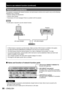 Page 8686 – ENGLISH
 
Network connections
The projector is equipped with network functions, and web browser controls can be used to carry out the following 
operations from a computer.
Projector settings and adjustments
Projector status display
Transmission of E-mail messages if there is a problem with the projector
Note
A LAN cable is required to use the network function.
Name and function of network function parts
Attention
If the LAN terminal is touched by electrostatically charged hands (or body), failure...