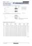 Page 5
5
PTDW5000/DW5000LDLP ™Based Projectors
S
PEC FIL E
As of March 2006
TENTATIVE
Standard settingup positions
Projection distance (screen aspect ratio 15:9)
unit: mm (inch)
*1 When the lens protrudes to the maximum.
172 mm (625/32˝) with the ETDLE050
204 mm (81/32˝) with the ETDLE100
203 mm (8˝) with the ETDLE200
191 mm (717/32˝) with the ETDLE310
191 mm (717/32˝) with the ETDLE410
*2 Adjustable in 40 mm (19/16˝) steps.
NOTE:
Illustrations show the projector installed using
optional celing bracket.
unit:...