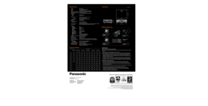 Page 6PT-DW5000U
PT-DW5000UL
DLP¤-Based WXGA Projector
Projection distanceOptional accessories Specifications Dimensions
System
Device
Pixels
Lamp
Brightness (normal lamp)
Brightness (long life lamp)
Contrast ratio
Resolution  
    RGB
    Video
Lens
    PT-DW5000U
    PT-DW5000UL
Screen size
Lens shift
RGB input scanning
    frequency
Component signal
Video signal
Terminals  
    VIDEO IN
    S-VIDEO IN
    RGB1/YP
BPR IN
    RGB2 IN
    DVI-D IN
    RS-232C IN
    RS-232C OUT
    REMOTE 1 IN
    REMOTE 1...