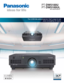 Page 1	
 
	

5,500lm
WXGA
PT-
PT-
The 5,500-lm wide projector that's easy to see
even in brightly lit rooms 