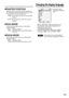 Page 3333
Changing the display language
RASTER POSITION
When the whole area where the input picture can
be displayed is not used, the picture can be moved
to any position inside the display area.
: These adjust the value in the horizontal
direction.
: These adjust the value in the vertical
direction.
XGA MODE
This mode takes effect only when XGA (RGB)
signals are input.
XGA : Standard setting
WXGA : Select this mode when WXGA signals
are input.
SXGA MODE
This mode takes effect only when SXGA (RGB)
signals are...
