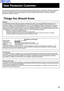 Page 22
This instruction manual provides all the necessary operating information\
 that you might require. We hope it will help you 
to get the most performance out of your new product, that you will be pl\
eased with your Panasonic LCD Projector. 
For your own protection and prolonged operation of your LCD Projector, p\
lease be sure to read the “Important 
Safeguards” carefully, before use.
Caution: 
This equipment has been tested and found to comply with the limits for a\
 Class B digital device, pursuant...
