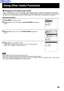 Page 3535
 Changing to 16:9 (wide) screen format
When a S-VIDEO/VIDEO or DTV Format (RGB, YPBPR) signals is input, the image can be displayed in 16:9 (wide)
screen by the following procedure. This only applies for S-VIDEO/VIDEO and DTV Format signal. The procedure below
describes the on-screen displays when the S-VIDEO signal or the VIDEO signal is being projected. (See page 17.)
• Selecting procedure
t
 
e c
r
p e
e
a l
t
c e
n
s S
E
E :
:
:  
R  
E
U  
T
N  
N
E  
E
M
     
m  
e
 
 
n  
t
 
 
o  
s
 
 
i...