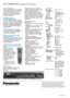 Page 2Ultra-high BrightnessThe PT-L759XE delivers an ultrabright
3,100 ANSI lumens and the PT-L759VE
offers 2,400, assuring crisp, clear
images in all room lighting conditions.
The 220-W UHM lamp provides an
impressive brightness. 
XGA Resolution and 
Intelligent Image Resizing
The PT-L759XE/VE supports true XGA
at 1,024 x 768 pixels, with a maximum
resolution of 1,600 x 1,200 pixels. When
expanding or compressing images other
than XGA, Intelligent Image Resizing
delivers smooth outlines and super on-
screen...