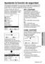 Page 121ESPAÑOL-47
Configuración y ajustes
Ajustando la función de seguridad
Este proyector está equipado con una función de seguridad. Se puede exhibir
una pantalla de contraseña, o se puede ajustar la URL de una compañía y se
puede exhibir en la parte de debajo de la imagen proyectada.
Presione el botón Fo Gen el
proyector o mando a distancia para
seleccionar “SEGURIDAD”, luego
presione el botón ENTER.
       MENÚ
TRAPECIO
IMAGEN
POSICION
INDICE
OBTURACION
VOLUMEN
IDIOMA
OPCIONES1
OPCIONES2
SEGURIDAD
RED
SEL....