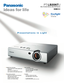 Page 1Micro Portable Wireless XGA LCD Projector
PTLB20NTU
XGA2000lm
Daylight View technology
Image performance rivaling 3,000lumen
projectors *
1
Vivid colors in a bright room
Auto operation with ambient light sensor
Easy wireless projection
Wireless PC motion/sound streaming *2
Highspeed data transfer
Flexible 16window index style
Simple, userfriendly settings
Quick operation
2second speed start
Onetouch auto setup with digital 
keystone correction
Direct power off
Portability
Compact notebooksize body...