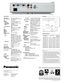 Page 4
Specifications
Power supply
Power consumption
Amps
LCD panelPanel size
Display method
Drive method
Pixels
Pixel configuration
Lens
Lamp
Colors
Brightness
Uniformity
Contrast
Scanning frequenc y 
RGB
YP
BPR
SVideo/Video 
Projection size
Throw distance
Optical axis shift
Keystone correction range
Onscreen menu
Installation
Builtin speakers
Terminals RGB1 IN RGB signal
100–240 V AC, 50/60 Hz
220  W (Approx. 4 W in standby mode
with fan stopped)
2.5  A–1.3 A
4:3 aspect ratio, micro lens array
0.7˝ (17.78...