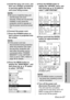 Page 57'Install the lamp unit cover, and
then use a Phillips screwdriver
to securely tighten the lamp
unit cover fixing screws.
(Connect the power cord.
)Press the POWER button so
that a picture is projected onto
the screen.
*Press the MENU button to
display the “MAIN MENU”, and
then press the For Gbutton
to select “OPTION”.
ENGLISH-57
Care and maintenance
+Press the ENTER button to
display the “OPTION” menu, and
then press the For Gbutton to
select “LAMP RUNTIME”.
,Press and hold the ENTER
button for...