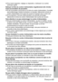 Page 69FRANÇAIS-69
Others
BPour toute inspection, réglage ou réparation, s’adresser à un centre
technique agréé.
Nettoyer la fiche du cordon d’alimentation régulièrement afin d’éviter
toute accumulation de poussière.
B
Si de la poussière s’accumule sur la fiche du cordon d’alimentation, l’humidité
peut endommager l’isolant et entraîner un incendie. Débrancher la fiche du
cordon d’alimentation de la prise de courant et l’essuyer avec un tissu sec.
BSi le projecteur n’est pas utilisé pendant une période...