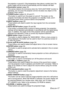 Page 17ENGLISH-17
Preparation
the projector or around it. If the temperature rises above a certain level, the
power supply will be turned off automatically and the indicator will flash.
&Illumination sensor (page 39)
This sensor detects the luminance when the “DAYLIGHTVIEW” function is
operating. Do not cover the projector and do not place any object on the
projector when using it.
'POWER button (pages 24, 26 and 27)
This button is used to turn the power on and off. This button on the
projector illuminates...