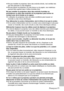 Page 71FRANÇAIS-71
Others
BNe pas installer le projecteur dans des endroits étroits, mal ventilés tels
que des placards ou des étagères.
BNe pas placer le projecteur sur des tissus ou du papier, ces matériaux
peuvent être aspirés dans l’orifice d’entrée d’air.
Ne pas installer le projecteur dans des endroits humides ou
poussiéreux ou dans des endroits où le projecteur peut entrer en
contact avec de la fumée ou la vapeur.
BL’utilisation du projecteur dans de telles conditions peut causer un
incendie ou des chocs...