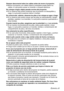 Page 85ESPAÑOL-9
Preparativos
Siempre desconecte todos los cables antes de mover el proyector.
BMover el proyector con cables todavía conectados puede dañar los
cables, lo cual podría causar un incendio o choques eléctricos.
No coloque ningún objeto pesado encima del proyector.
BSi no observa esto podría ocasionar que el proyector se desequilibre y
caiga, lo cual podría ocasionar daños o heridas.
No cortocircuite, caliente o desarme las pilas ni las coloque en agua o fuego.
BSi no observa esto podría causar que...