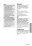 Page 43RESIZING
This should normally be set to “ON”.
(This setting is only for signals
which have lower resolutions than
the LCD panels. Refer to page 62
for details.)
ON
The pixel resolution of the input
signal is converted to the same
resolution as the LCD panels before
being projected. 
This may sometimes cause
problems with the quality of the
picture.
OFF
The input signal is projected at its
original resolution, with no pixel
conversion. The projected picture
will be smaller than normal, so
adjust the zoom...