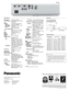 Page 4
Specifications
Power supply
Power consumption
Amps
LCD panelPanel size
Display method
Drive method
Pixels
Pixel configuration
Lens
Lamp
Colors
Brightness
Uniformity
Contrast
Scanning frequenc y 
RGB
YP
BPR
SVideo/Video 
Projection size
Throw distance
Optical axis shift
Keystone correction range
Onscreen menu
Installation
Builtin speakers
Terminals RGB1 INRGB signal
100–240 V AC, 50/60 Hz
300  W (Approx. 4 W in standby mode
with fan stopped)
3.5  A –1.8 A
4:3 aspect ratio, micro lens array
0.8˝ (20.32...