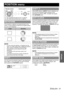 Page 37
ENGLISH - 37
Settings
POSITION menu
If the projector is aligned non-perpendicularly to the 
screen, or if the projection screen has an angled surface, 
you can correct keystone.
You can move the projected image for fine adjustment. 
Press I H  to move horizontally and  F G  vertically. 
(Not available with  NETWORK signals) When 
H-FIT setting in  ASPECT menu is selected, you 
can move the projected image vertically for fine 
adjustment by pressing  I H . (Available with signals 
from  NETWORK  only)
If...