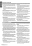 Page 66
Information ImportantePrécautions de sécurité
FRANÇAIS - 66
Ne jamais entrer en contact direct avec le liquide des piles.
 Le liquide risquerait en effet de causer de sérieuses bles-
sures cutanées. Rincer immédiatement à leau courante 
toute trace du liquide des piles puis consulter au plus vite 
un médecin.
 Toute pénétration du liquide dans loeil risque de même de 
causer la cécité ou dautres lésions graves. Eviter dans ce 
cas à tout prix de vous frotter les yeux, et rincez-les immé-
diatement à...