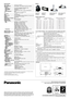Page 6Please contact Panasonic or your dealer for a demonstration.
Projectors Global Web Site: http://panasonic.net/avc/projector
Weights and dimens ions s hown are approximate. Specifications  are subject to change without notice. Product
availability differs  depending on region and country. Thi s product may be s ubject to export control regulation s.
Intel and Pentium are regis tered trademarks of Intel Corporation. Micro soft, Windows  Vista and Windows  are
either regis tered trademarks  or trademarks of...