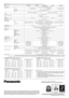 Page 6Projectors Global Web Site
http://panasonic.net/avc/projector
Weights and dimensions shown are approximate. Specifications are subject to change without notice. Product availability differs depending
on region and country. This product may be subject to export control regulations. Intel, Pentium, and Intel Core are trademarks or  registered
trademarks of Intel Corporation or its subsidiaries in the United States and other countries. Microsoft, Windows Vista and Windows are either
registered trademarks or...