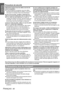 Page 60Information 
ImportantePrécautions de sécurité
FRANÇAIS - 60
Débrancher toujours tous les câbles avant de dé-
placer le projecteur.
 Le fait de déplacer le projecteur avec des câbles 
branchés peut endommager les câbles, ce qui pour-
rait causer un incendie ou des chocs électriques.
Ne pas court-circuiter, chauffer ou démonter les 
piles, et ne pas les mettre dans leau ou dans le feu.
 Si lon utilise des piles différentes ou si elles ont 
insérées de maniére incorrecte, cela peut causer une 
surchauffe,...