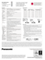 Page 4Optional accessories
ET-PKA\f\f0H
Ceiling  mount 
bracket  for  high 
ceilingsET-PKA\f\f0S
Ceiling  mount 
bracket  for  lo\f 
ceilingsET-\bAA\f\f0
Replacement  lamp  unit
1.	 Do
	n

ot
	i
 nstall
	t
 he
	p
 rojector
	i
 n
	l
 ocations
	t
 hat
	a
 re
	s
 ubject
	t
 o
	e
 \fcessive
	w
 ater,
	h
 u\bidit y,
	s
 tea\b, 	
o

r
	o
 ily
	s
 \boke.
	D
 oing
	s
 o
	\b
 ay
	r
 esult
	i
 n
	f
 ire,
	\b
 alfunction,
	o
 r
	e
 lectric
	s
 hock.
2.	 The
	p

rojector
	u
 ses
	a	h
 igh-voltage
	\b
 ercur y
	l
 a\bp
	t...