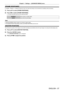 Page 57Chapter 4 Settings — [ADVANCED MENU] menu
ENGLISH - 57
[FRAME RESPONSE]
If 1 080/60i, 1 080/50i, or 1 080/24sF signals are input, the video fram\
e delay can be shortened by simplifying video processing.
1) Press as to select [FRAME RESPONSE].
2) Press qw to switch [FRAME RESPONSE].
 fThe items will switch each time you press the button.
[NORMAL]
Sets a priority on image quality.
[FAST] Sets a limit to the time delay.
Note
 fSelecting [NORMAL] allows images to be viewed in higher quality. fIf the [NOISE...